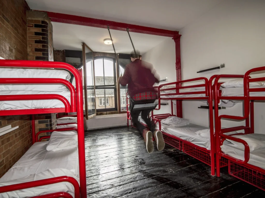 Inside one of The Dictionary Hostel rooms. Best capsule hotels in London