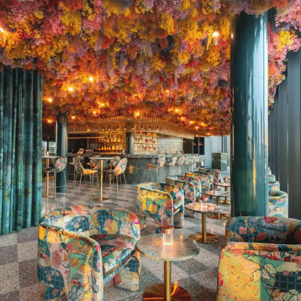 Florattica restaurant. Botanical-Inspired Restaurants In London