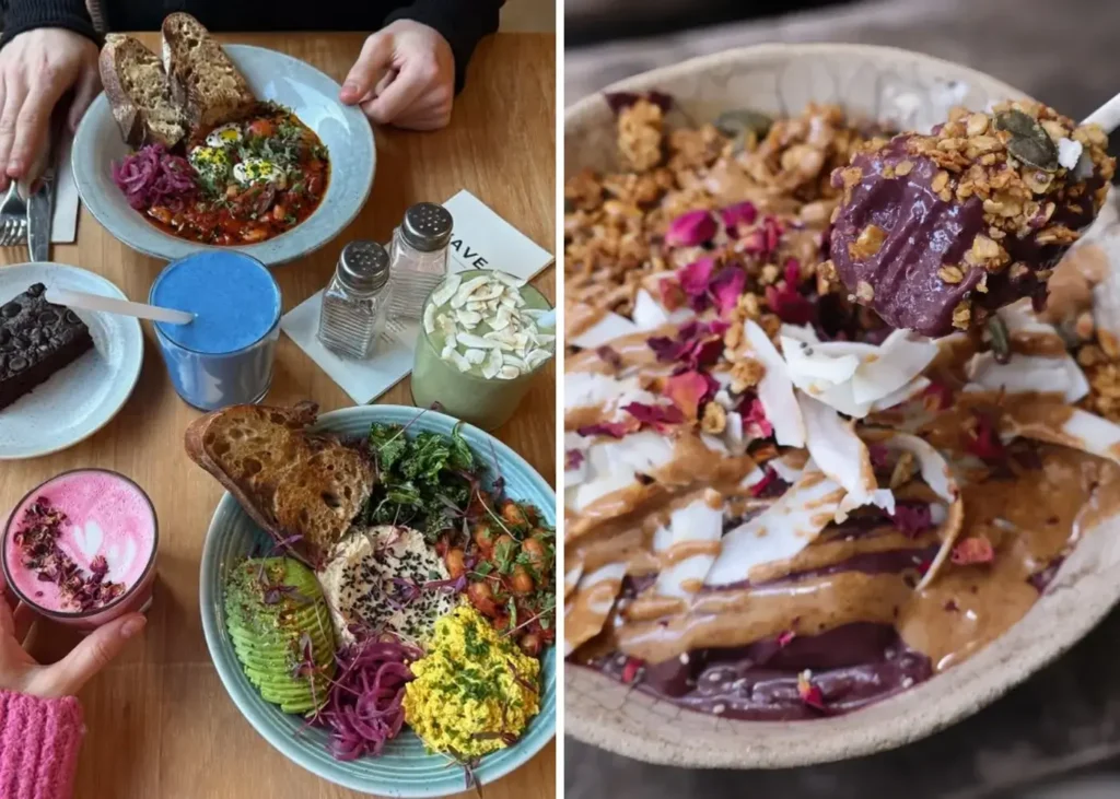 WAVE. best vegan cafes in london